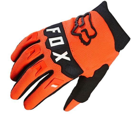 FOX Detské motokrosové rukavice Yth Dirtpaw Glove Fluo Orange
