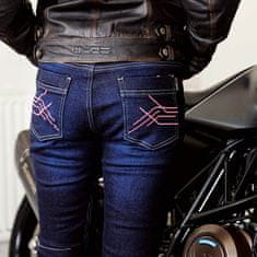W-TEC Dámske moto džínsy Rafael Farba modrá, Veľkosť L