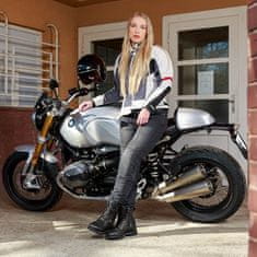 W-TEC Dámske moto džínsy Leonarda Farba čierna, Veľkosť 5XL