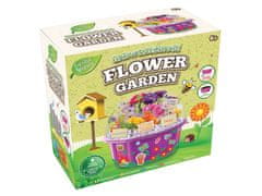 Mikro Trading Vypestujte si vlastné kvety, 4 druhy sadeníc s príslušenstvom v PVC kvetináčoch v krabici
