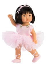 Llorens 28031 LU BALLET - realistická bábika s celovinylovým telom - 28 cm