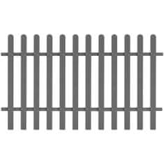 Vidaxl Latkový plot, WPC 200x120 cm