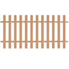 Vidaxl Latkový plot, WPC 200x100 cm