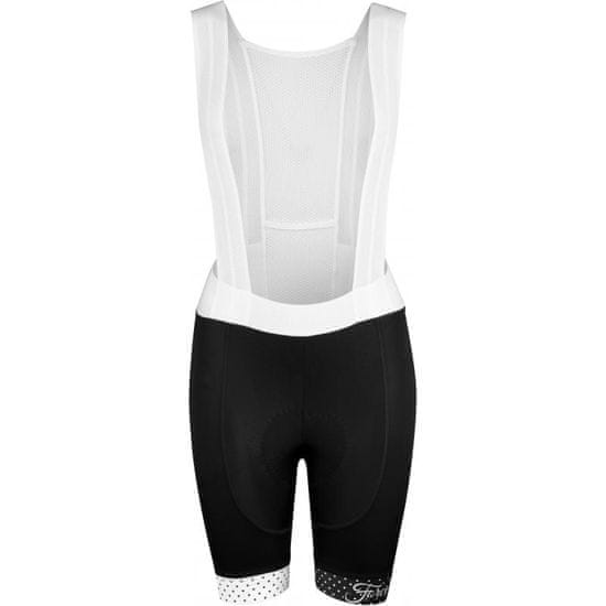 Force Dámske šortky Points, elastické, s podšívkou, čierno-biele