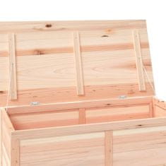 Petromila vidaXL Vonkajší box na vankúše 100x50x56 cm masívne jedľové drevo