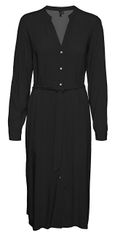 Vero Moda Dámske šaty VMVICA Regular Fit 10269173 Black (Veľkosť S)