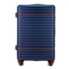 Veľký cestovný kufor XL STL957 tmavo modrá