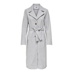 Jacqueline de Yong Dámsky kabát JDYHARMONY 15265437 Light Grey Melange (Veľkosť L)