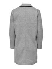Jacqueline de Yong Dámsky kabát JDYHARMONY 15247078 Light Grey Melange (Veľkosť L)