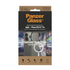 PanzerGlass ClearCase Apple iPhone 2022 6.1" Pro (Black edition) s MagSafe 0414