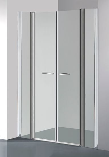 eoshop Dvojkrídlové sprchové dvere do niky COMFORT F 8 grape sklo 113 - 118 x 195 cm