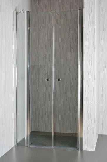 eoshop Dvojkrídlové sprchové dvere do niky SALOON C 9 grape sklo 101 - 106 x 195 cm