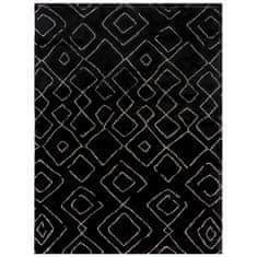 Flair Kusový koberec Furber Imran Fur Berber Black/Ivory 160x230