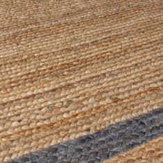 Flair Kusový koberec Grace Jute Natural/Grey ovál 80x230 ovál