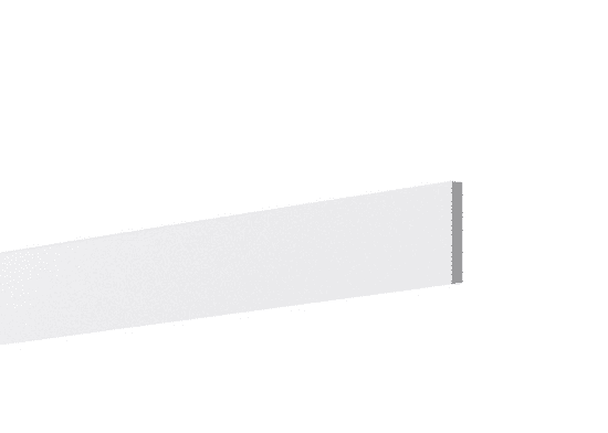 VerDesign Soklová lišta 270 cm, biela