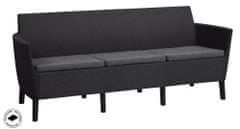KETER SALEMO 3 seater sofa - grafit