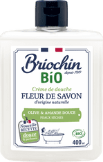 Briochin Fleur de savon Sprchový gél - olivový olej a sladká mandle, 400ml