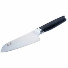 Herbertz 340918 Kochmesser Santoku kuchynský nôž 17,2cm, čierna, G10
