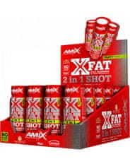 Amix Nutrition XFat 2in1 Shot BOX 20 x 60 ml, ovocná zmes