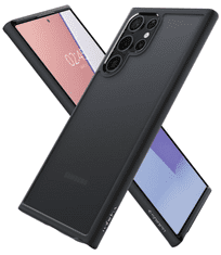 Spigen Ochranný kryt Ultra Hybrid pre Samsung Galaxy S22 ultra ACS03920, čierny