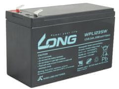 Long  batéria 12V 8,5 Ah F2 HighRate LongLife 9 rokov (WPL1235W)
