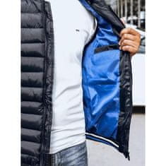 Dstreet Pánska vesta prešívaná FITA modrá tx4094 M