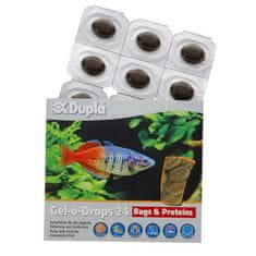 DUPLA Gel-o-Drops 24-Bugs & Proteins gélové krmivo pre okrasné ryby /chrobáky a bielkoviny 12x2g