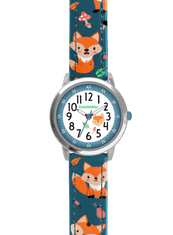 CLOCKODILE Modré detské hodinky FOXES