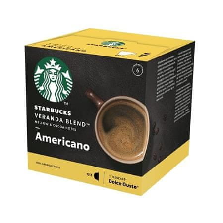 Starbucks Kávové kapsule "Veranda Blend Americano", 12 ks, Dolce Gusto, 12401280
