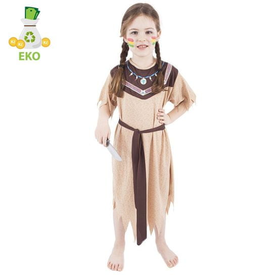 Dětský kostým Indiánka vel. (M) EKO - 6 - 8 let