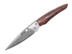 Herbertz Einhandmesser Damast vreckový nôž 8cm (53001) hnedá