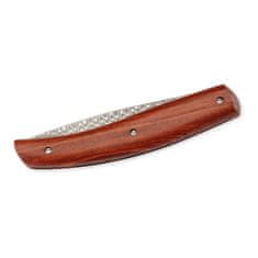 Herbertz Damast Sandel vreckový nôž 8,5cm (53021) hnedá