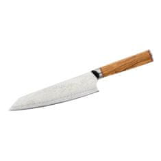 Herbertz 392160 Chef šéfkuchársky nôž 20cm, damašek a AUS-10V, olivové drevo a G10