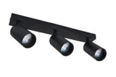 Berge Stropné bodové svietidlo LED VIKI-L 3x GU10 čierne