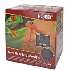HOBBY Terraristik HOBBY Terra Fix & Easy Wheely's - Špeciálne kolieska pre terária HOBBY Fix & Easy s nosnosťou 100kg