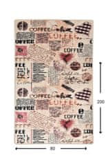 Conceptum Hypnose Koberec Coffee 80x200 cm béžový/ružový