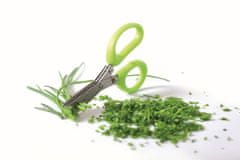 Prosperplast Nožnice na bylinky HERBA biele / zelené 13cm