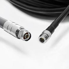 Qoltec Koaxiálny kábel LMR400 | N Female | RP-SMA Male | 5 m