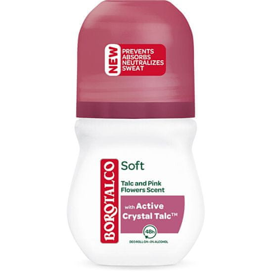 Borotalco Guľôčkový dezodorant Soft 50 ml