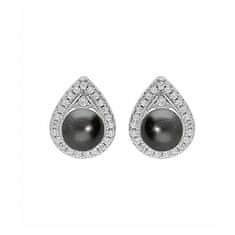 Brilio Silver Prekrásne strieborné náušnice s pravými tahitskými perlami TA/ME04373A