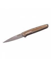 Herbertz 53056 Selektion Damast Spike jednoručný vreckový nôž 9,5cm, damašek, G10
