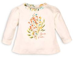 Nini dievčenské tričko z organickej bavlny ABN-3289, béžová, 56