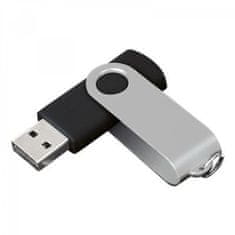 MediaRange USB 2.0 kľúč, 4GB, otočný, bez loga - na potlač, nebalené; MR907NTRL