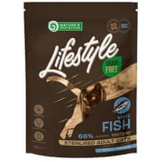 Nature's Protection Nature 'Protection Cat Dry LifeStyle GF Sterilised W.Fish 400 g