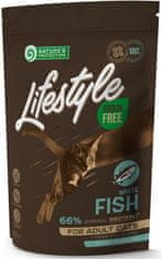 Nature's Protection Nature 'Protection Cat Dry LifeStyle GF Adult White Fish 400 g