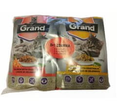 GRAND deluxe Cat mix, vrecko 100 g (6 pack)