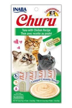 Chúru Cat Purée Tuna with Chicken 4x14g