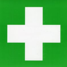 ŠTĚPAŘ Zdravotnícky kríž na lekárničku - samolepka