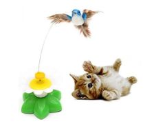 Hračka pre mačky - lietajúci kolibrík