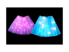LED žiariaca sukňa PRINCESS - ružová